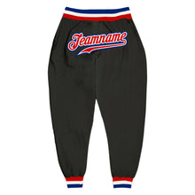 Load image into Gallery viewer, Custom Black Red-Royal Sports Pants