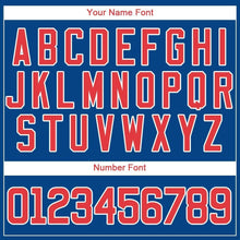 Load image into Gallery viewer, Custom Royal Red-White Baseball Jersey