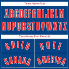 Load image into Gallery viewer, Custom Royal Red-White Baseball Jersey