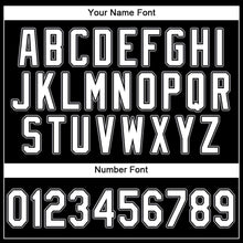 Load image into Gallery viewer, Custom Black White-Gray Baseball Jersey