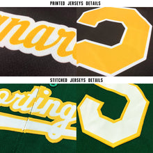 Load image into Gallery viewer, Custom Kelly Green White-Gray Baseball Jersey