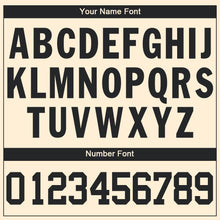 Load image into Gallery viewer, Custom Cream Black V-Neck Basketball Jersey