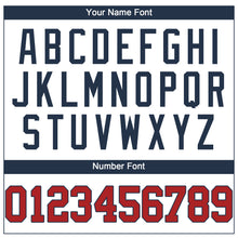 Load image into Gallery viewer, Custom Cream Red-Navy Performance T-Shirt