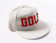 Load image into Gallery viewer, Custom Cream Orange-Black Stitched Adjustable Snapback Hat