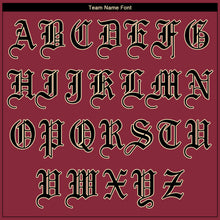 Load image into Gallery viewer, Custom Crimson Black-Khaki Authentic Baseball Jersey