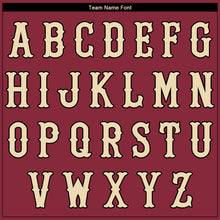 Load image into Gallery viewer, Custom Crimson Khaki-Black Authentic Baseball Jersey