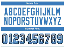 Load image into Gallery viewer, Custom Light Gray Powder Blue-Black Mesh Drift Fashion Football Jersey