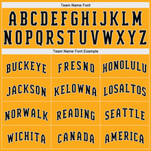 Load image into Gallery viewer, Custom Gold Black-White Authentic Baseball Jersey