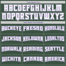 Load image into Gallery viewer, Custom Stitched Green White-Purple Sports Pullover Sweatshirt Hoodie