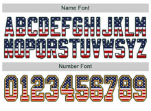 Load image into Gallery viewer, Custom White Green-Gold USA Flag Fashion Football Jersey