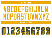 Load image into Gallery viewer, Custom Navy Green-Gold Mesh Drift Fashion Football Jersey