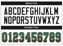 Load image into Gallery viewer, Custom Teal Black-Old Gold Mesh Drift Fashion Football Jersey