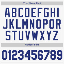 Load image into Gallery viewer, Custom White Royal Baseball Jersey