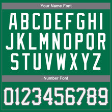 Load image into Gallery viewer, Custom Kelly Green White-Gray Authentic St. Patrick's Day Baseball Jersey