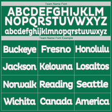 Load image into Gallery viewer, Custom Kelly Green White-Gray Authentic St. Patrick's Day Baseball Jersey