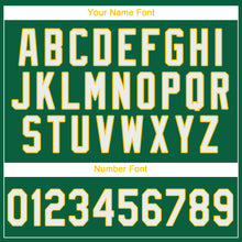 Load image into Gallery viewer, Custom Kelly Green White-Gold Performance T-Shirt