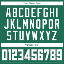 Load image into Gallery viewer, Custom Kelly Green White-Gray Authentic Throwback Rib-Knit Baseball Jersey Shirt