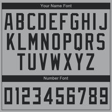 Load image into Gallery viewer, Custom Silver Gray Black Round Neck Basketball Jersey