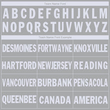 Load image into Gallery viewer, Custom Silver Gray White V-Neck Basketball Jersey