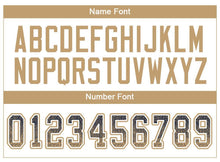 Load image into Gallery viewer, Custom Navy Old Gold-White Mesh Drift Fashion Football Jersey