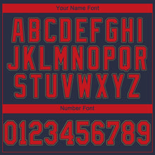 Load image into Gallery viewer, Custom Navy Red-Old Gold Performance T-Shirt