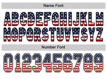 Load image into Gallery viewer, Custom White Black-Vegas Gold USA Flag Fashion Football Jersey