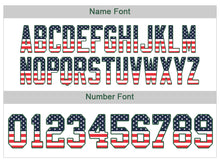 Load image into Gallery viewer, Custom Lights Out Black Gotham Green-White USA Flag Fashion Football Jersey