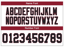 Load image into Gallery viewer, Custom Lights Out Black Scarlet-Royal Football Jersey