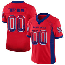 Load image into Gallery viewer, Custom Scarlet Royal-White Mesh Drift Fashion Football Jersey