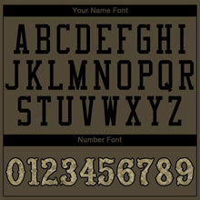 Load image into Gallery viewer, Custom Olive Camo-Black Authentic Salute To Service Baseball Jersey