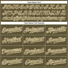 Load image into Gallery viewer, Custom Olive Camo-Khaki Authentic Salute To Service Baseball Jersey