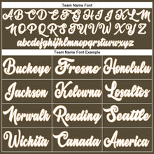 Load image into Gallery viewer, Custom Olive White-Old Gold Authentic Throwback Basketball Jersey