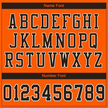 Load image into Gallery viewer, Custom Orange Brown-White Mesh Authentic Football Jersey