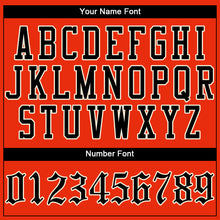 Load image into Gallery viewer, Custom Orange Black-Cream Authentic Baseball Jersey