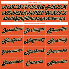 Load image into Gallery viewer, Custom Stitched Orange Black-Old Gold Sports Pullover Sweatshirt Hoodie