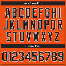 Load image into Gallery viewer, Custom Orange Black-White Performance T-Shirt