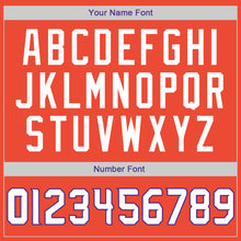 Load image into Gallery viewer, Custom Orange White-Purple Authentic Throwback Rib-Knit Baseball Jersey Shirt