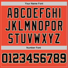 Load image into Gallery viewer, Custom Orange Black-Old Gold Authentic Throwback Rib-Knit Baseball Jersey Shirt