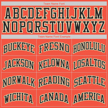 Load image into Gallery viewer, Custom Orange Black-Old Gold Authentic Throwback Basketball Jersey