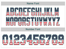 Load image into Gallery viewer, Custom Lights Out Black Midnight Green-Navy USA Flag Fashion Football Jersey