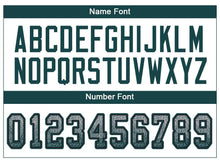 Load image into Gallery viewer, Custom Light Gray Midnight Green-Black Mesh Drift Fashion Football Jersey