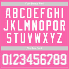 Load image into Gallery viewer, Custom Pink White Authentic Baseball Jersey
