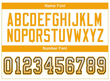 Load image into Gallery viewer, Custom White Gold-Black Mesh Drift Fashion Football Jersey