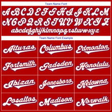 Load image into Gallery viewer, Custom Red White-Royal Authentic Throwback Rib-Knit Baseball Jersey Shirt