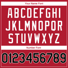 Load image into Gallery viewer, Custom Stitched Red Black-White Sports Pullover Sweatshirt Hoodie