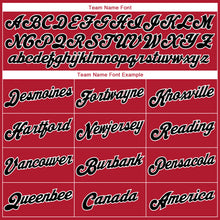 Load image into Gallery viewer, Custom Stitched Red Black-White Sports Pullover Sweatshirt Hoodie