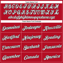 Load image into Gallery viewer, Custom Red White-Black Performance T-Shirt