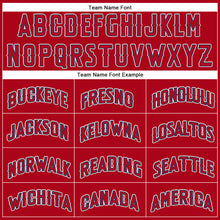 Load image into Gallery viewer, Custom Red Red-Navy Performance T-Shirt