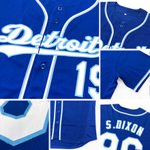 Load image into Gallery viewer, Custom Royal Orange-White Authentic Baseball Jersey