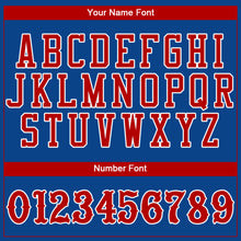 Load image into Gallery viewer, Custom Royal Red-White Authentic Baseball Jersey